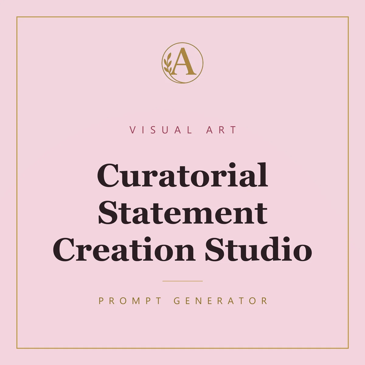 Curatorial Statement Creation Studio