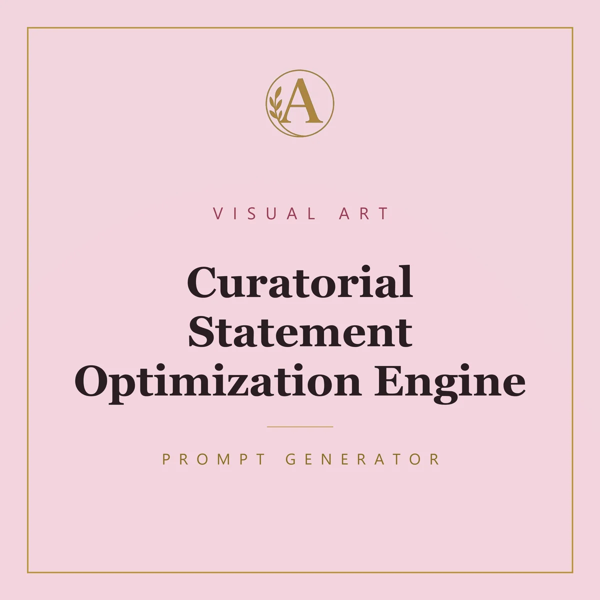 Curatorial Statement Optimization Engine