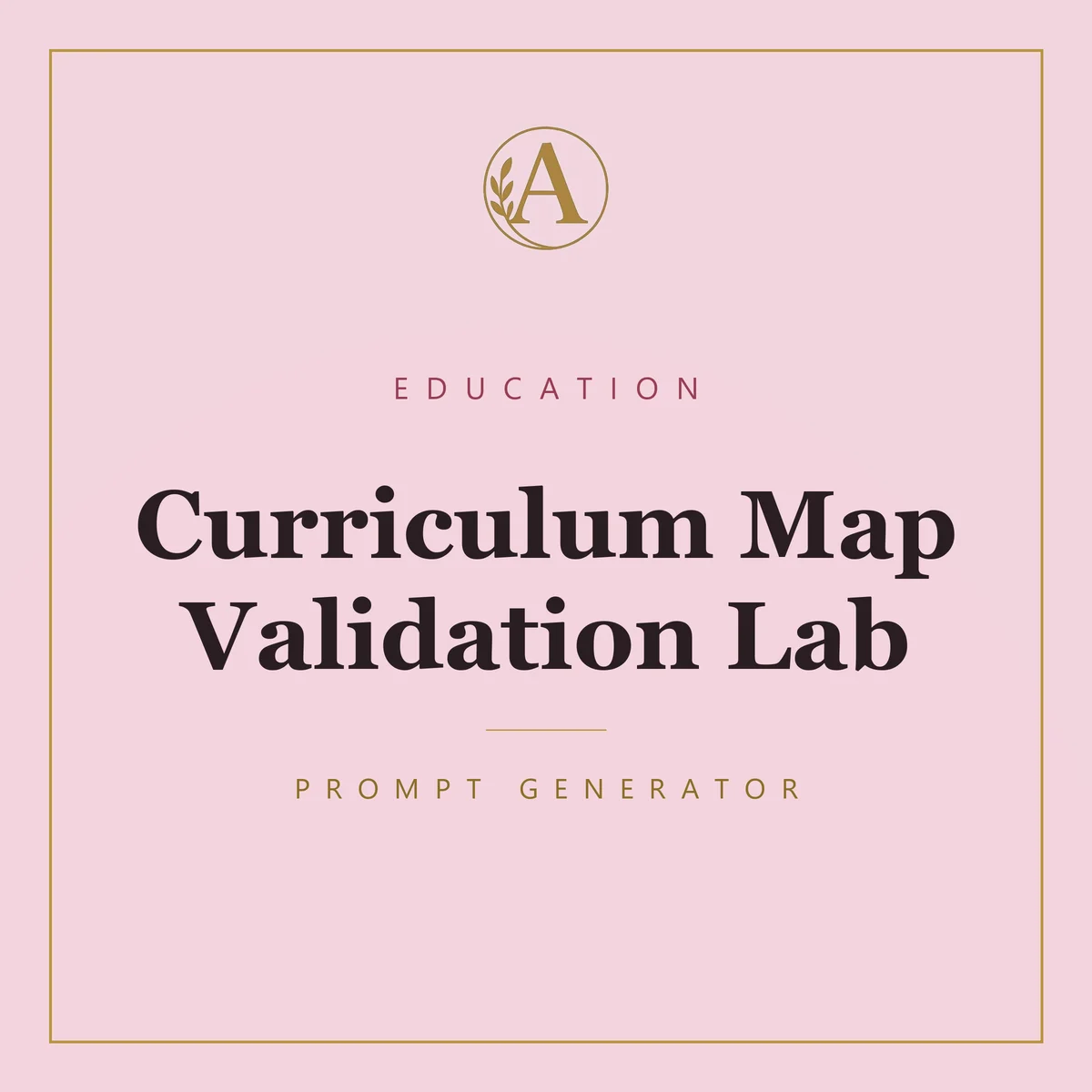 Curriculum Map Validation Lab