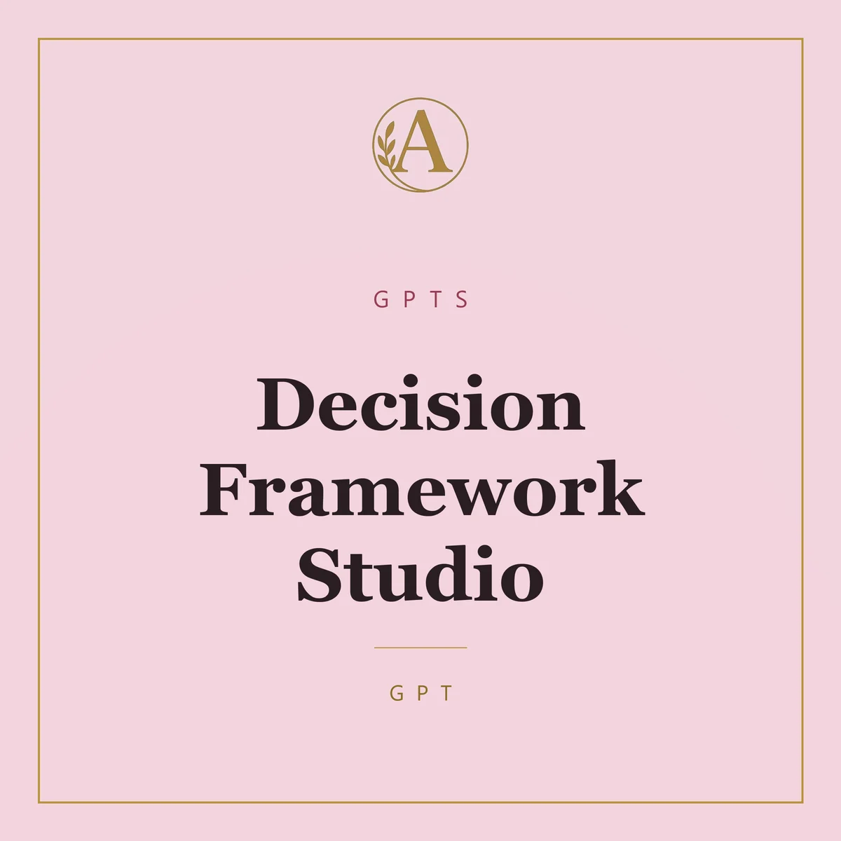 Decision Framework Studio