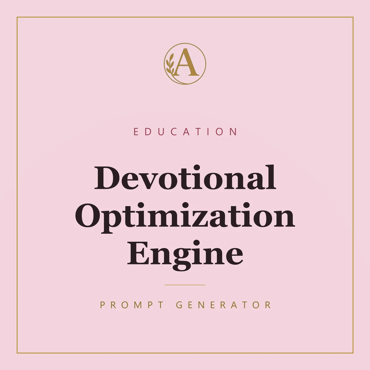 Devotional Optimization Engine