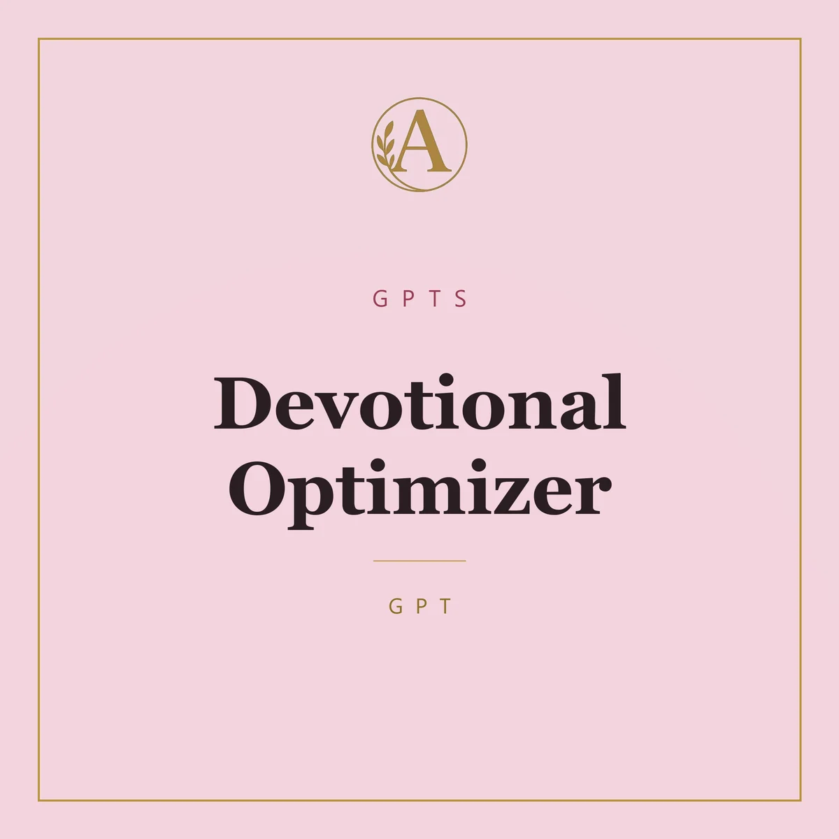 Devotional Optimizer