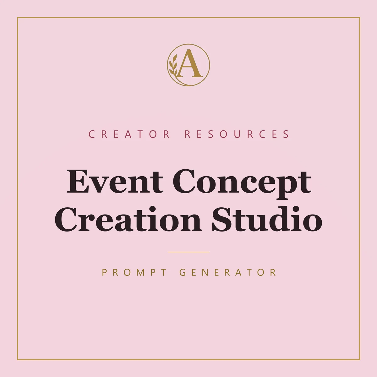 Event Concept Creation Studio