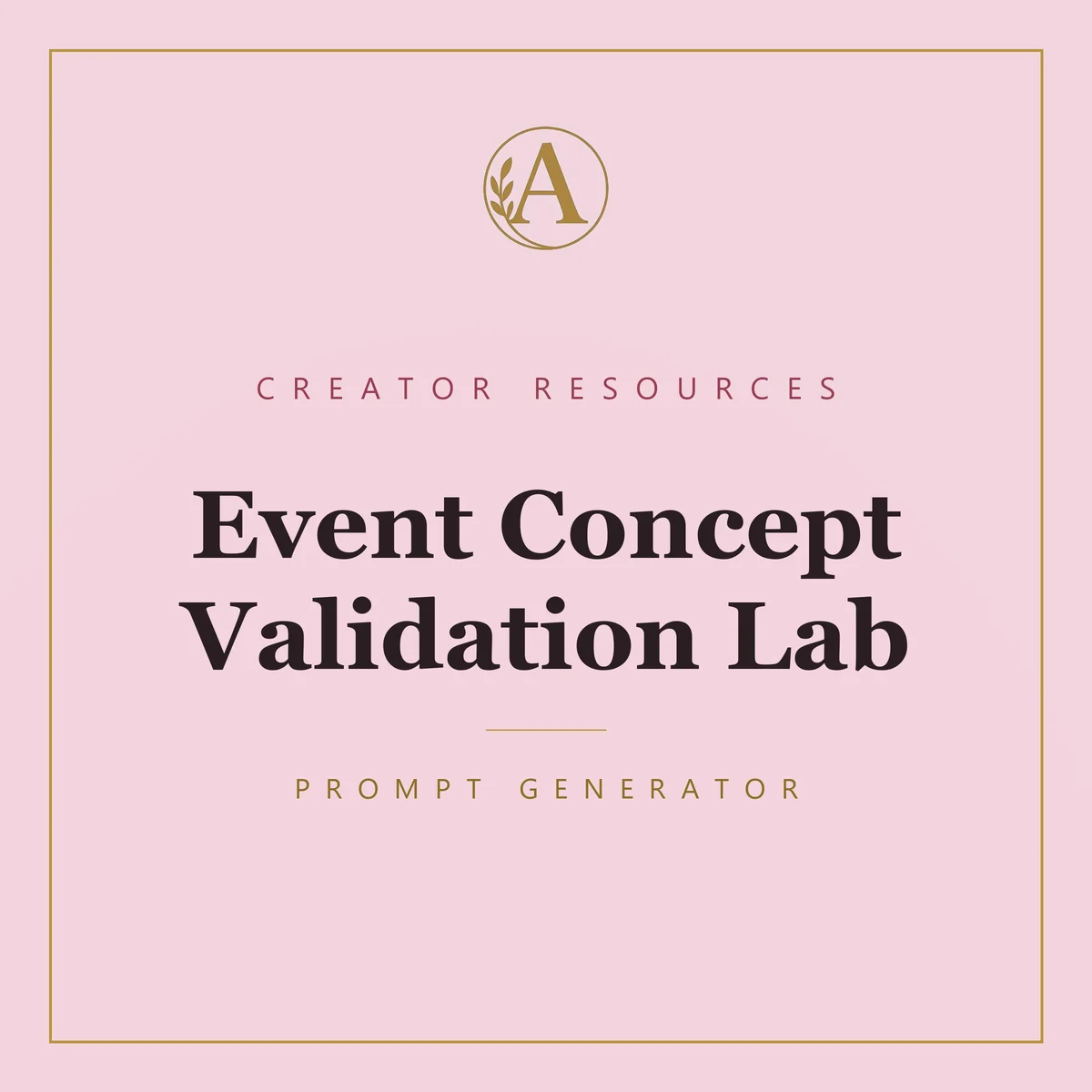 Event Concept Validation Lab