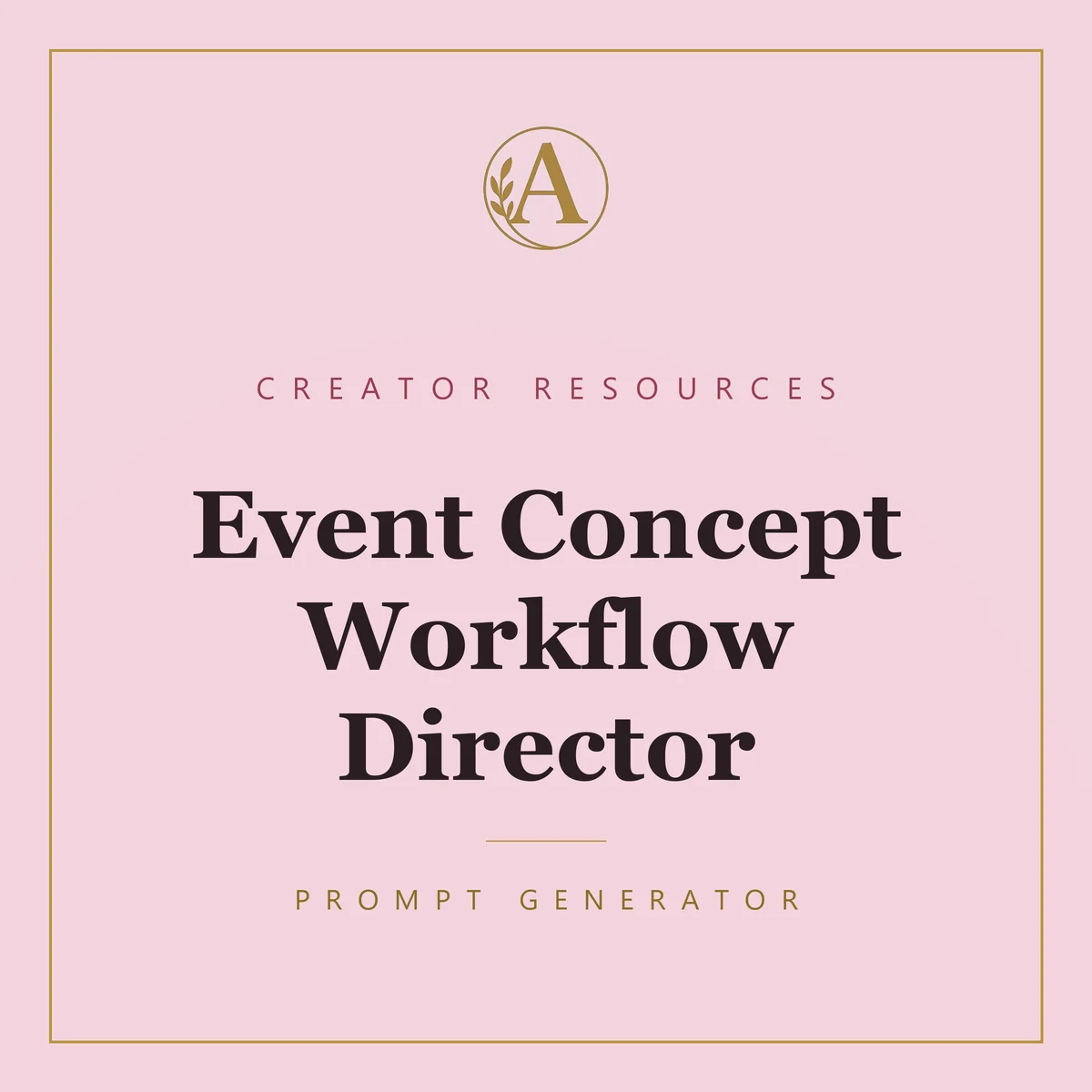 Event Concept Workflow Director