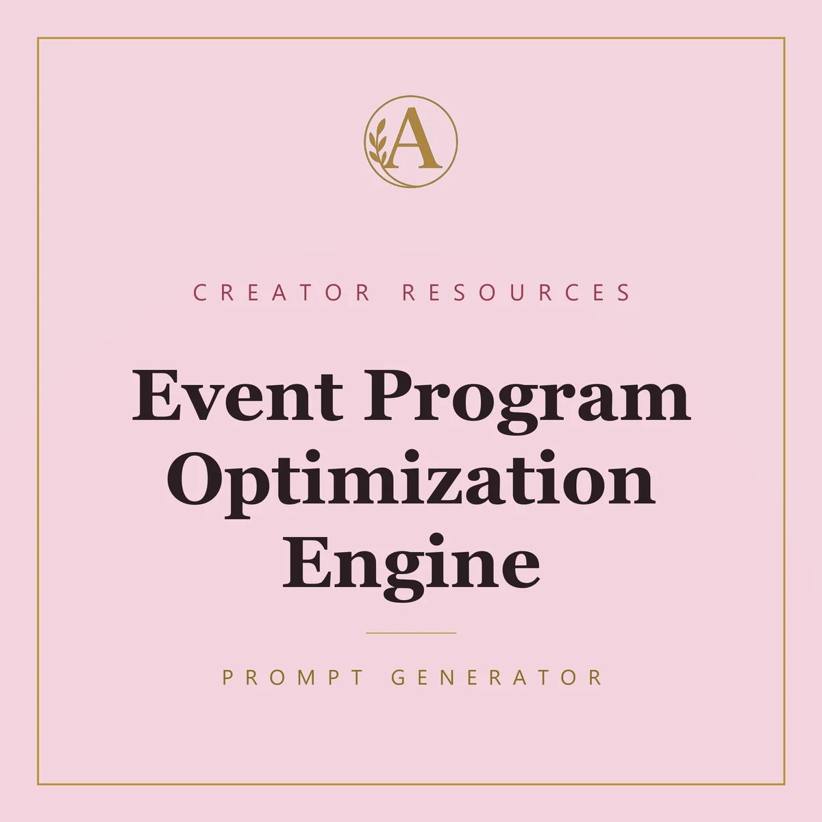 Event Program Optimization Engine