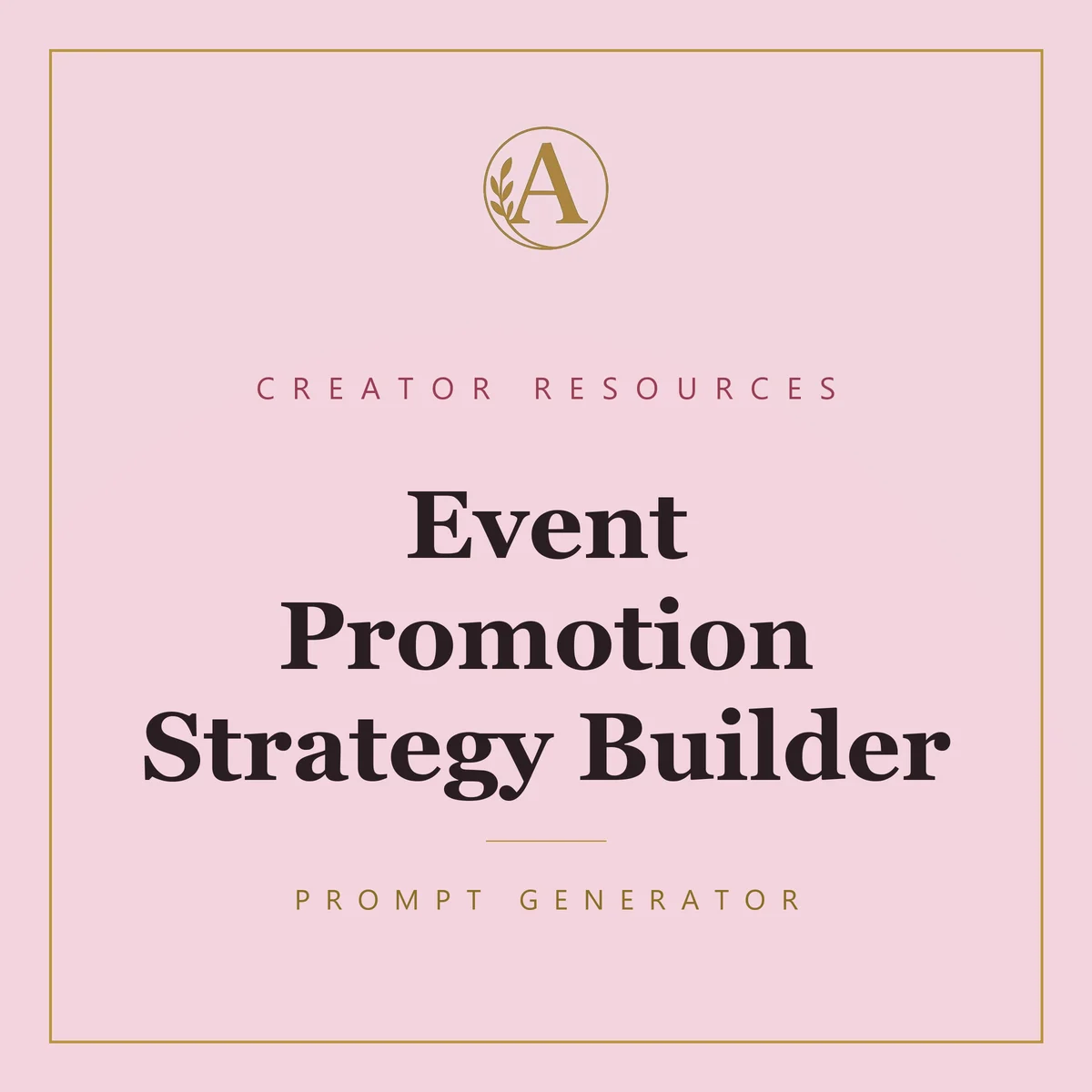 Event Promotion Strategy Builder