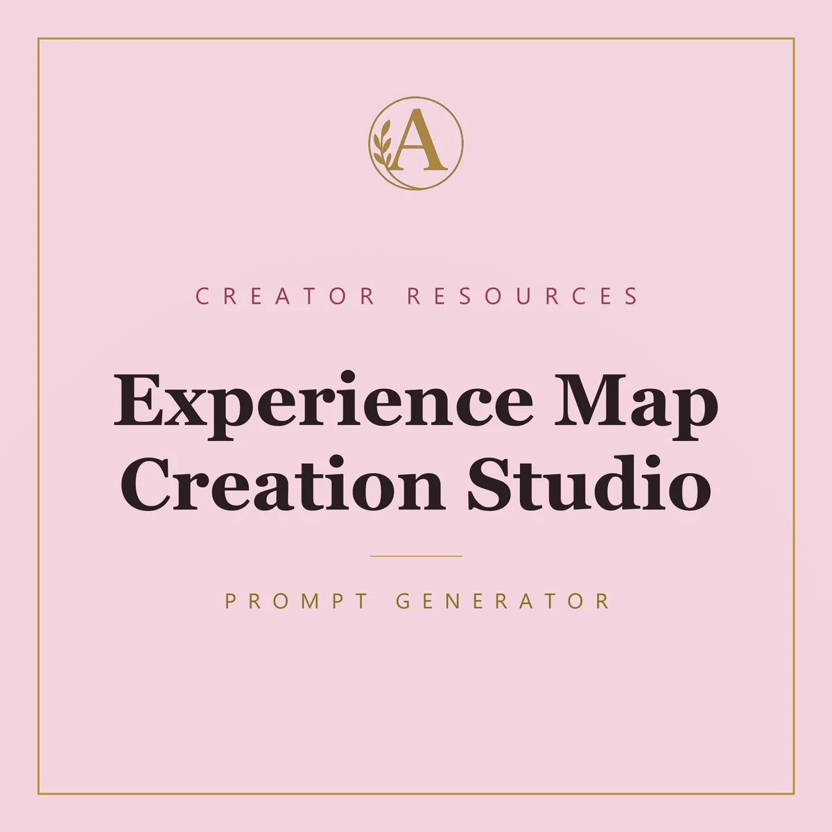 Experience Map Creation Studio