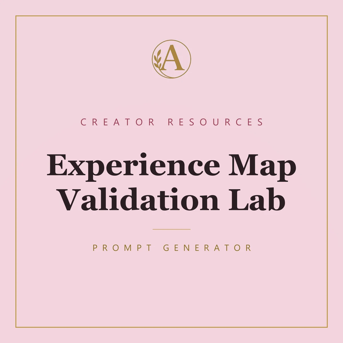 Experience Map Validation Lab