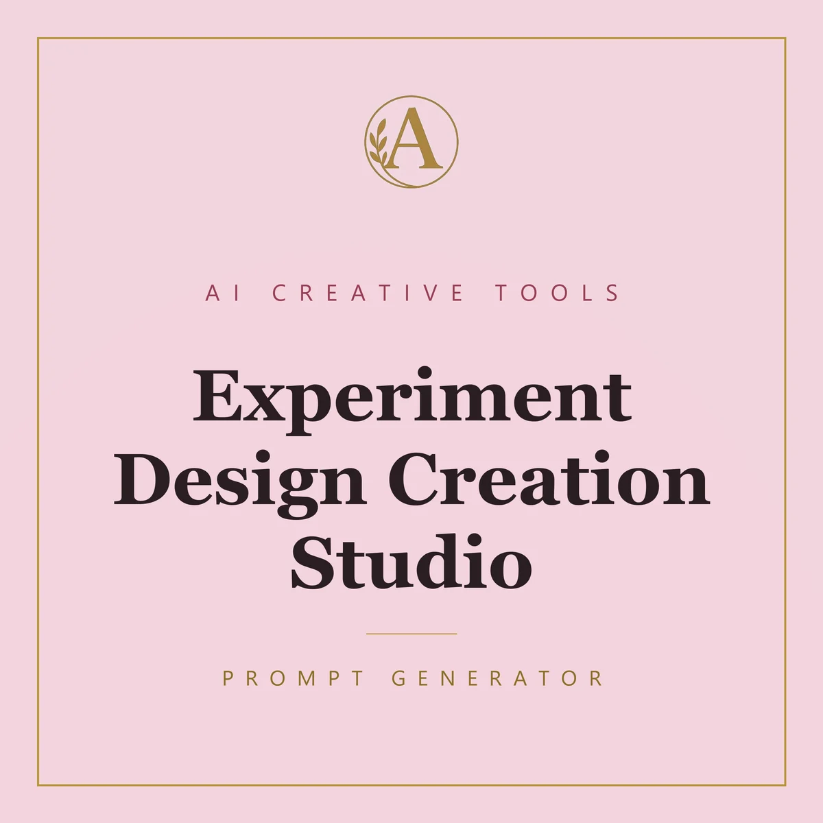 Experiment Design Creation Studio