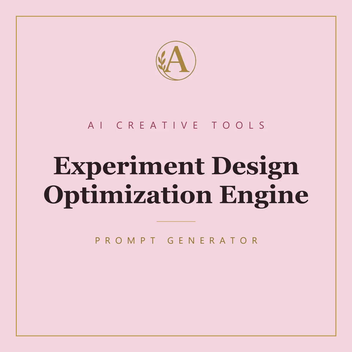 Experiment Design Optimization Engine