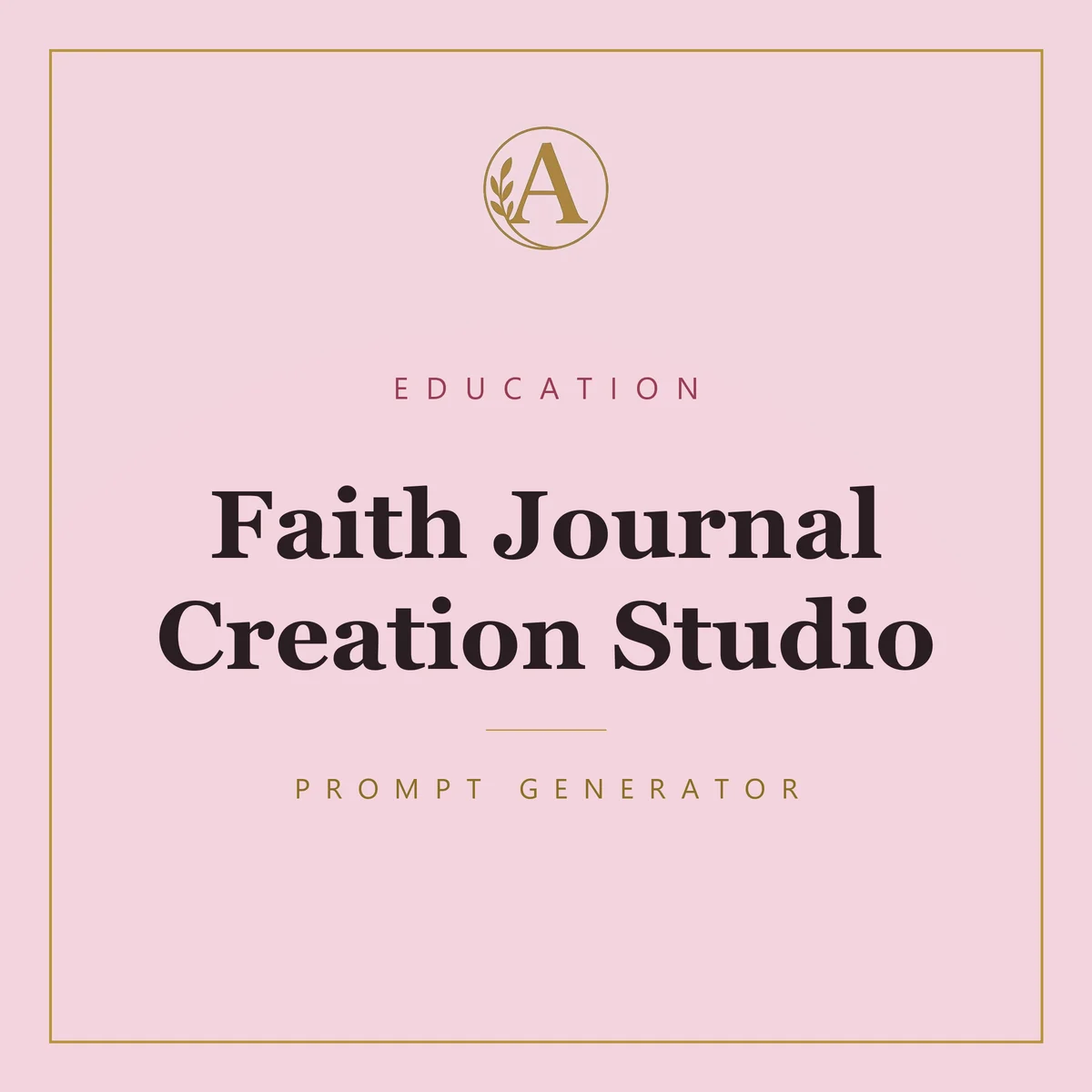 Faith Journal Creation Studio