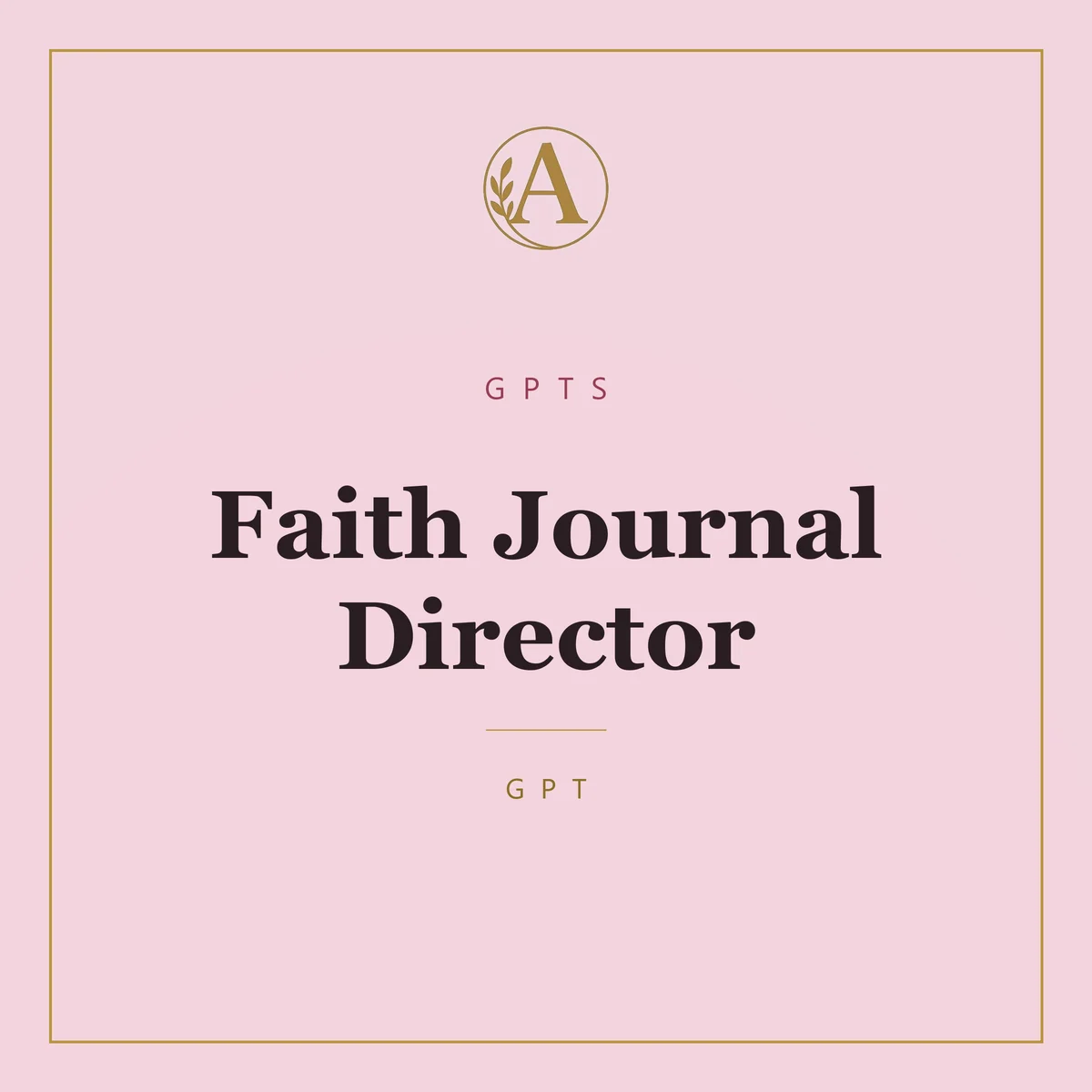 Faith Journal Director