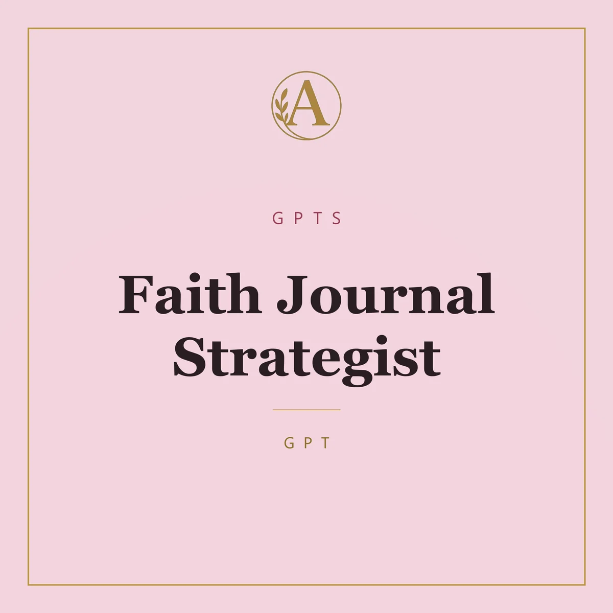 Faith Journal Strategist