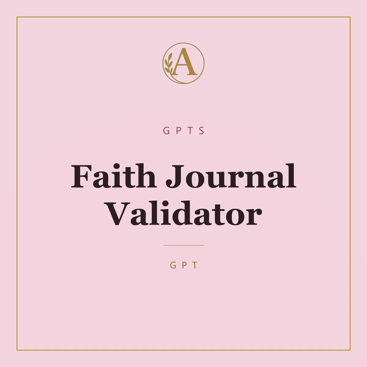 Faith Journal Validator