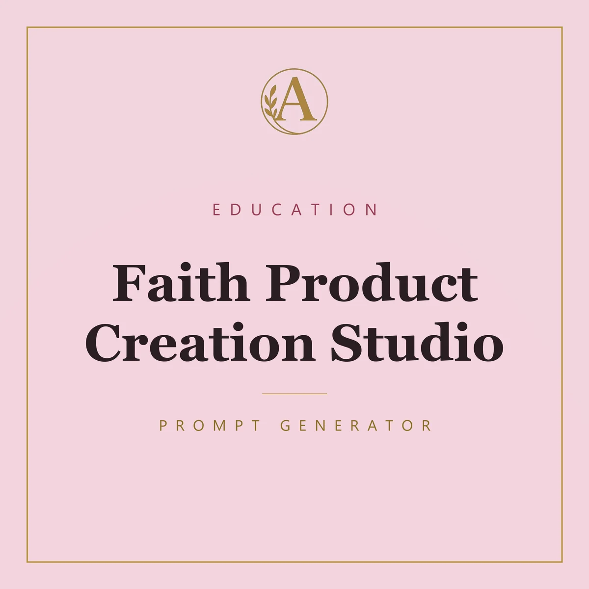 Faith Product Creation Studio