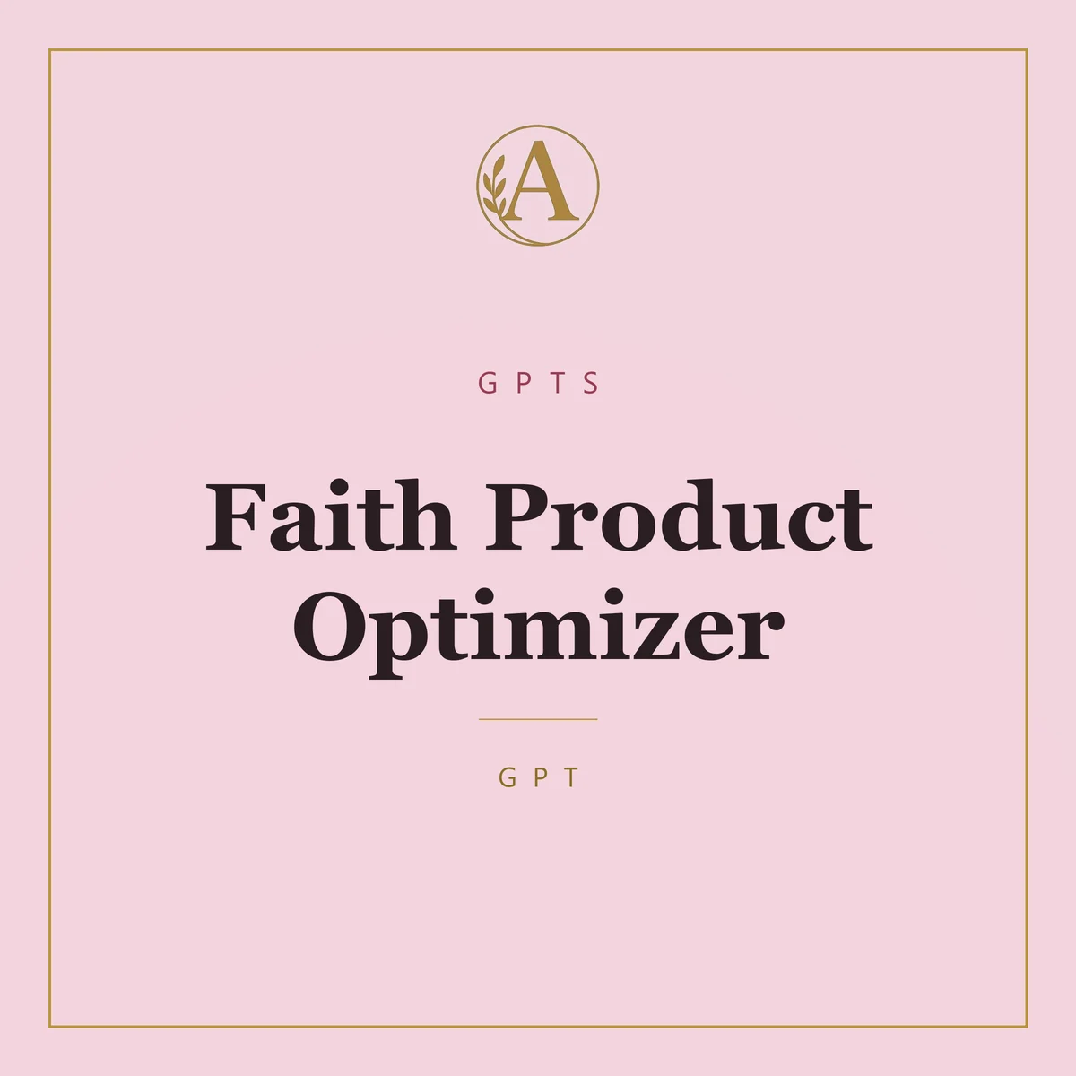 Faith Product Optimizer