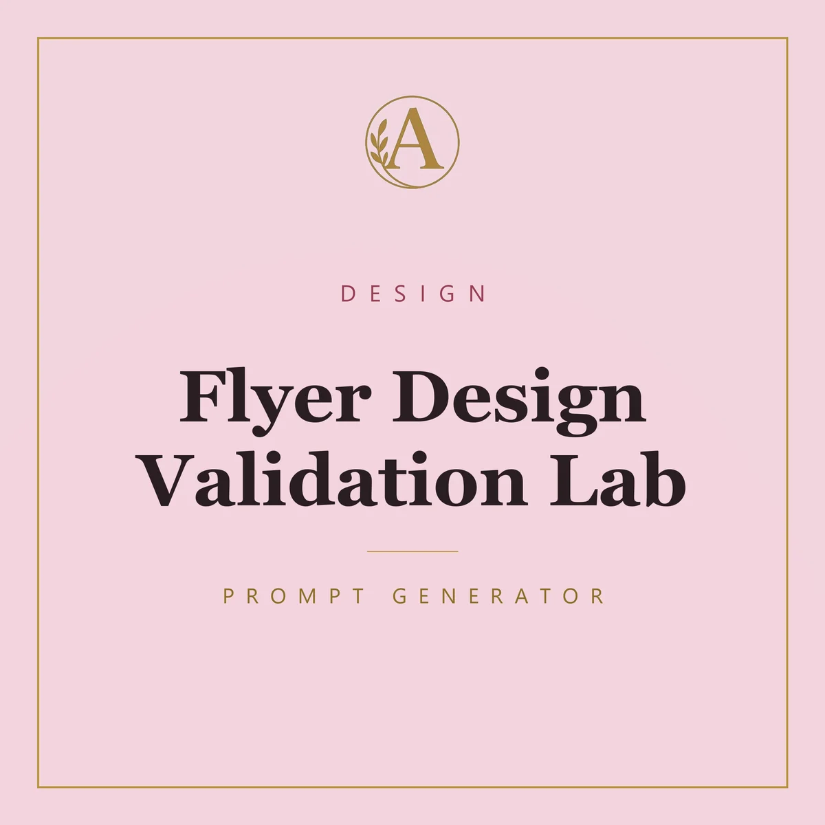 Flyer Design Validation Lab