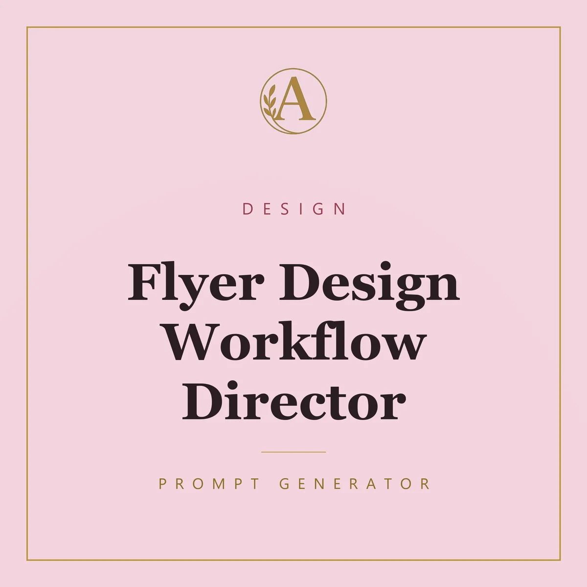 Flyer Design Workflow Director