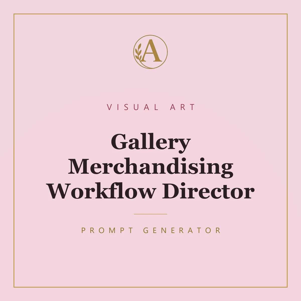 Gallery Merchandising Workflow Director
