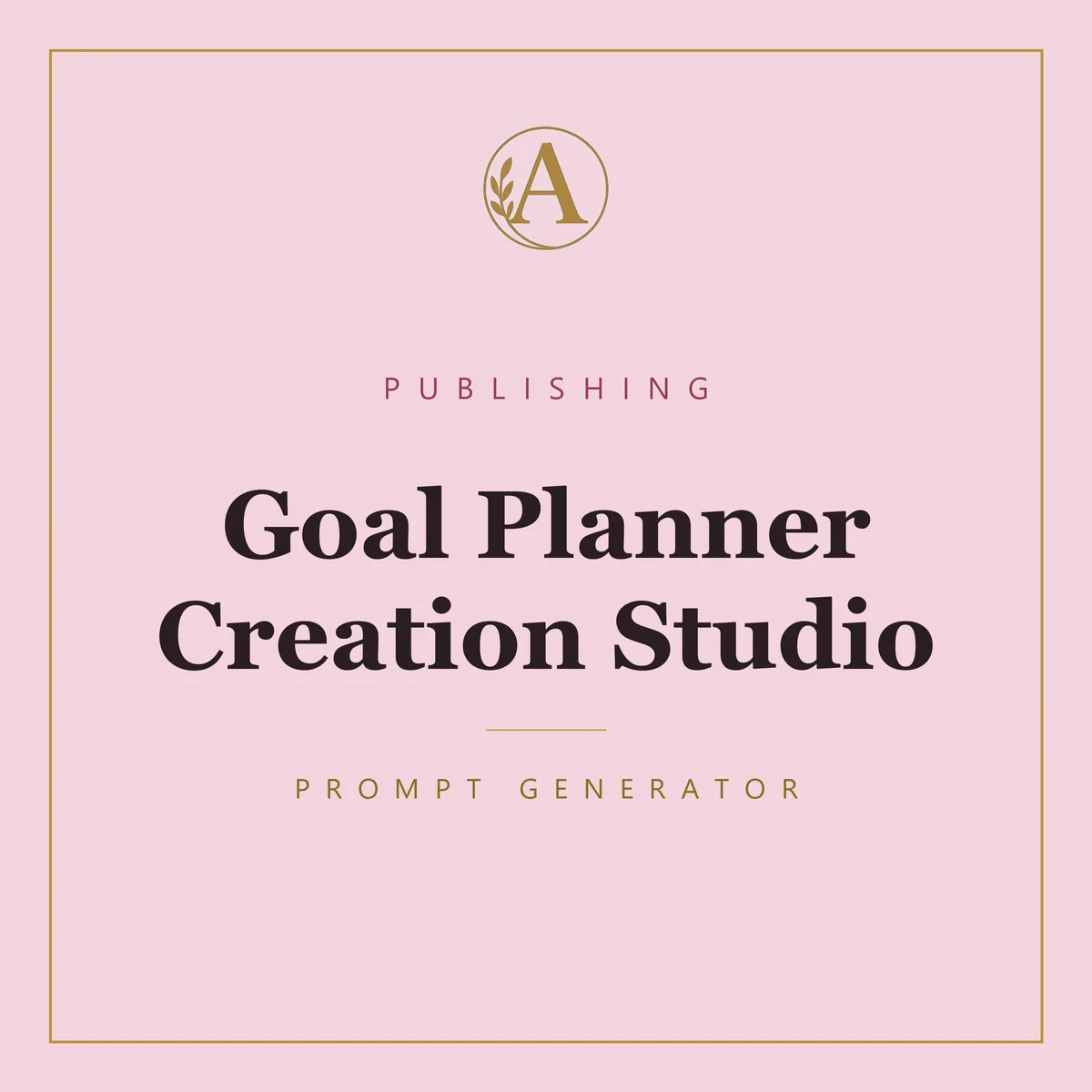 Goal Planner Creation Studio