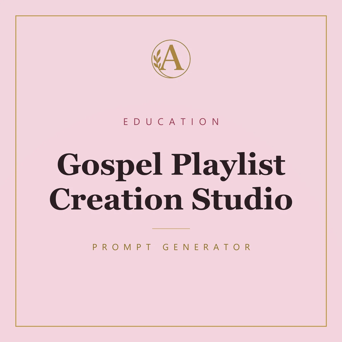 Gospel Playlist Creation Studio