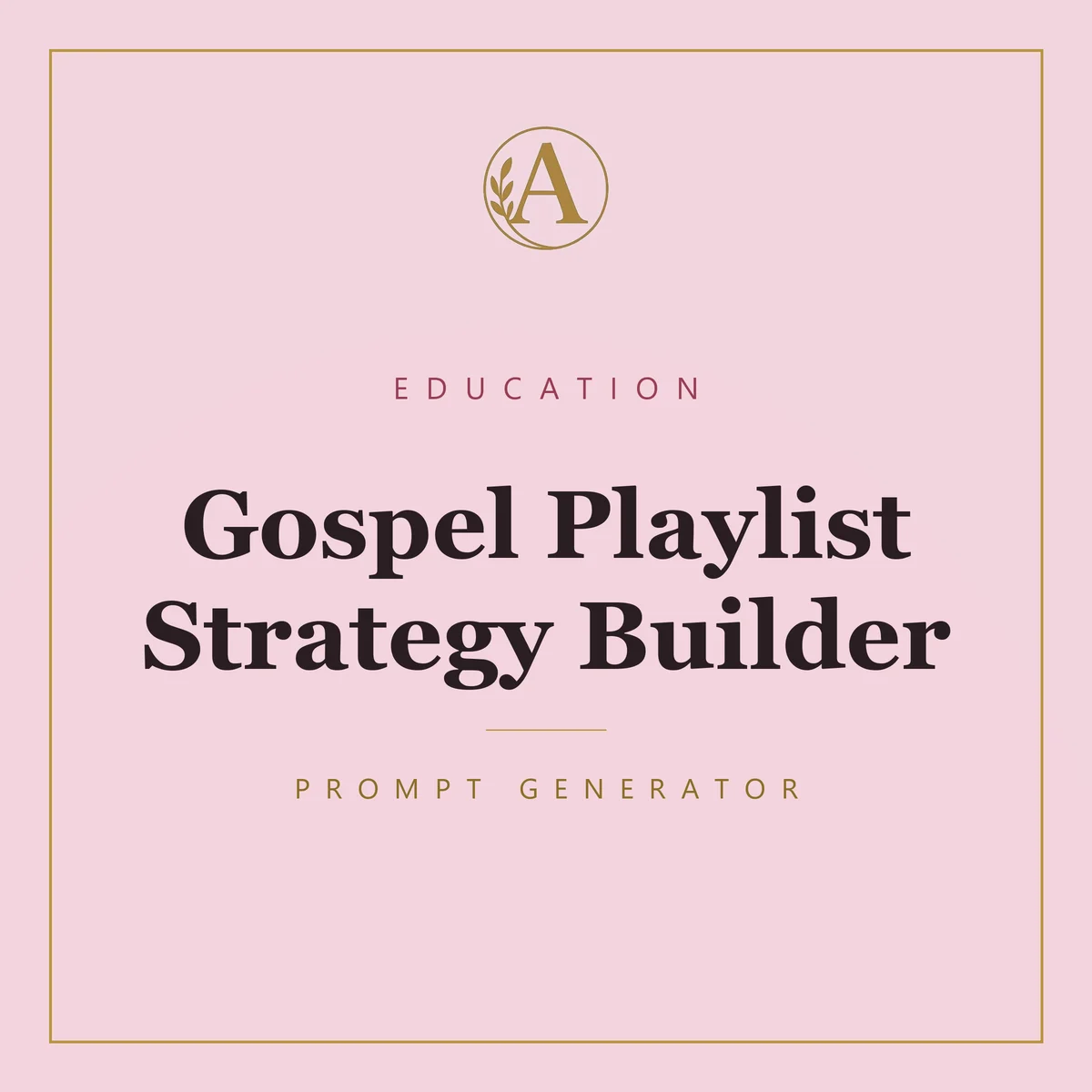 Gospel Playlist Strategy Builder