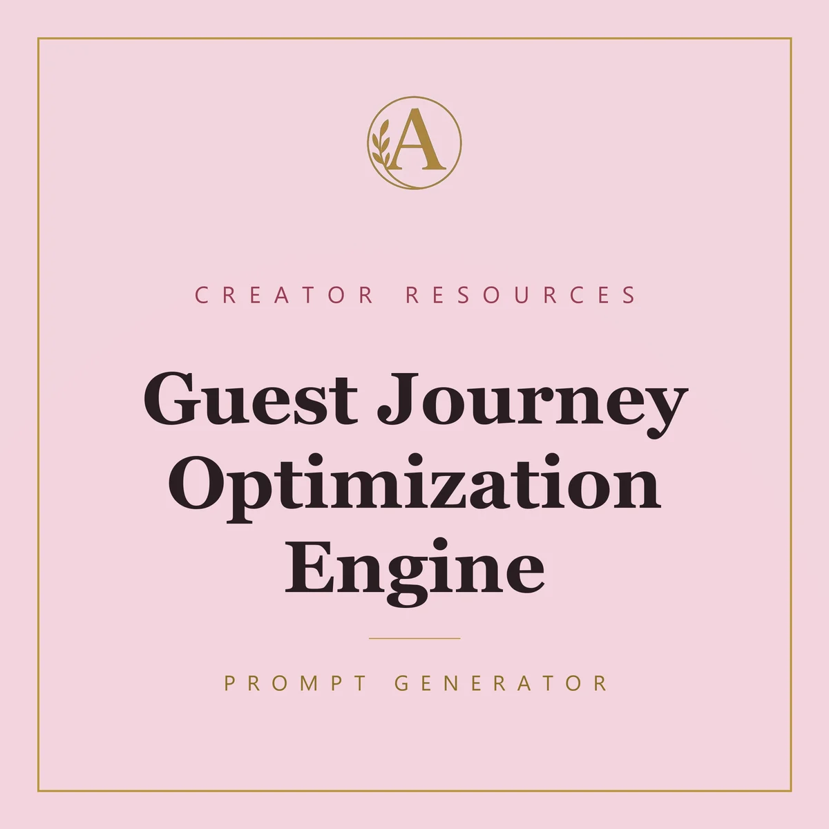 Guest Journey Optimization Engine