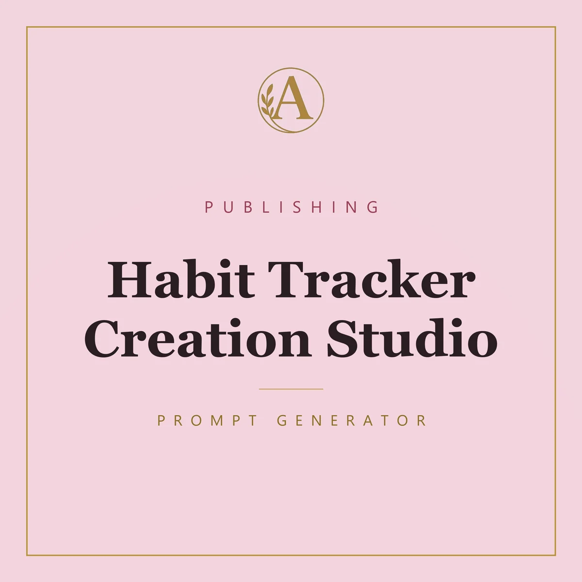 Habit Tracker Creation Studio