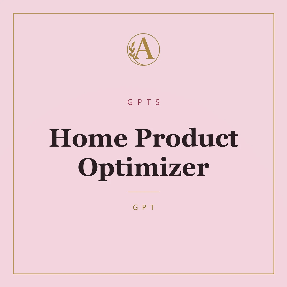 Home Product Optimizer