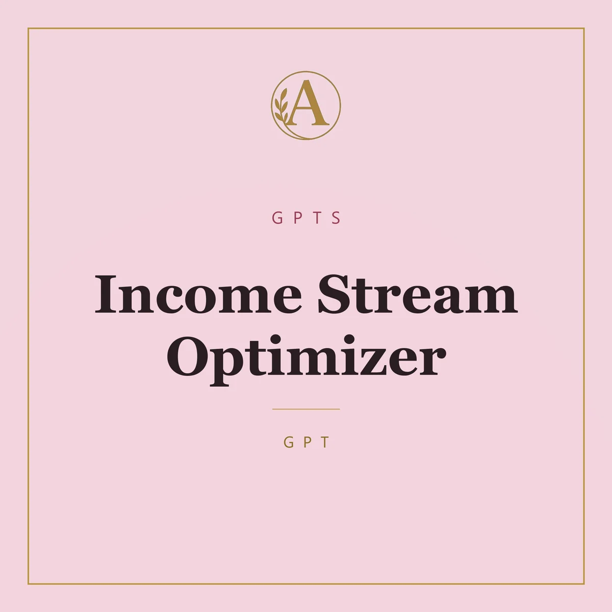 Income Stream Optimizer