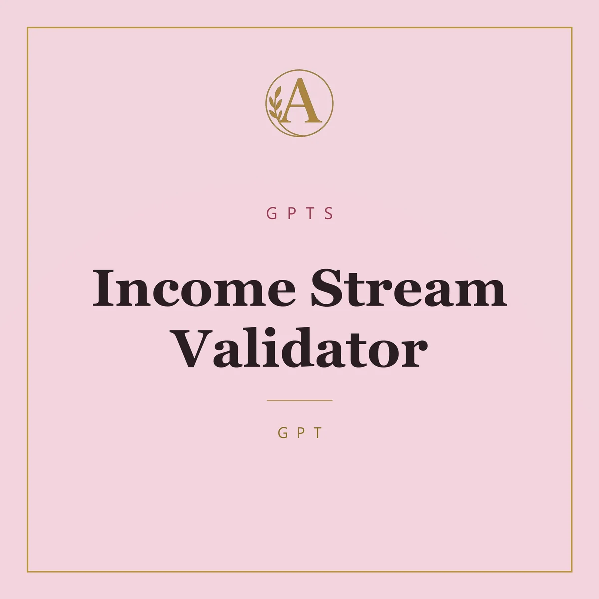 Income Stream Validator