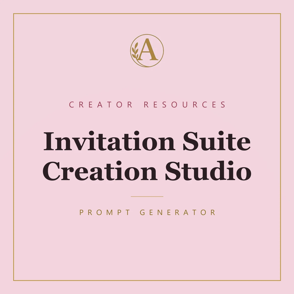 Invitation Suite Creation Studio