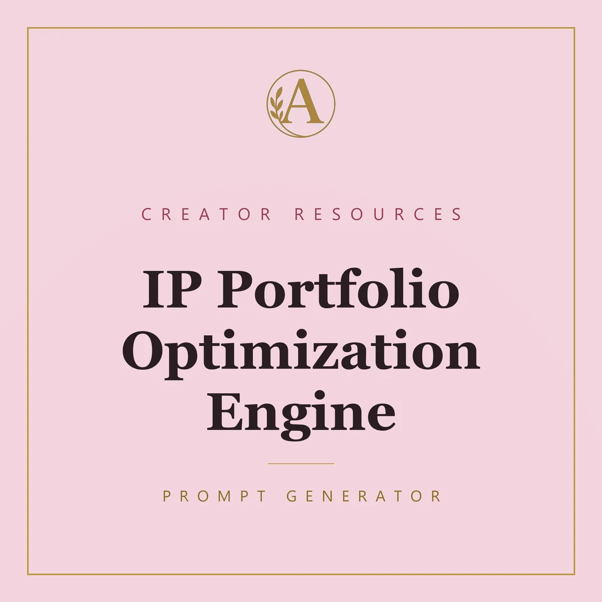 IP Portfolio Optimization Engine