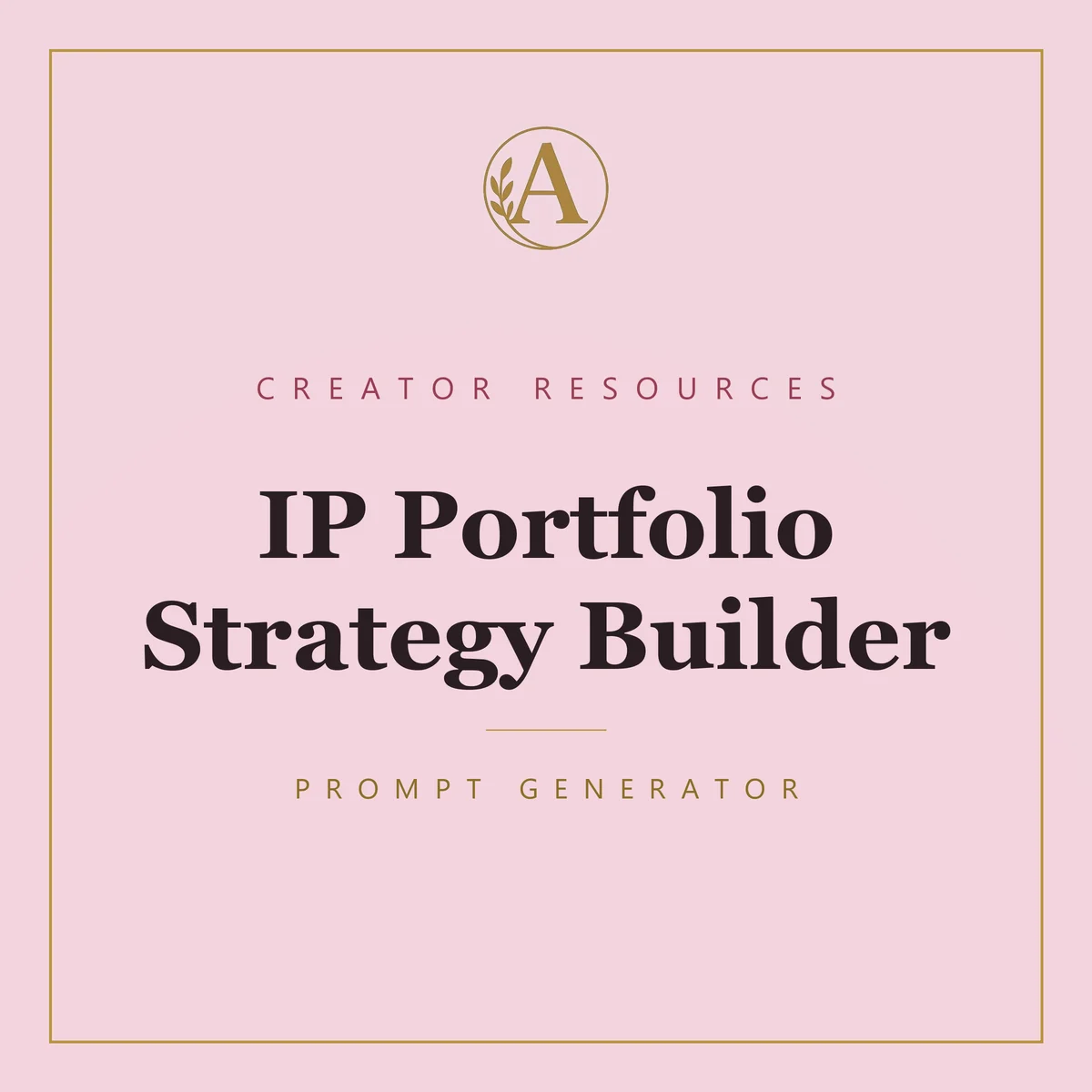 IP Portfolio Strategy Builder