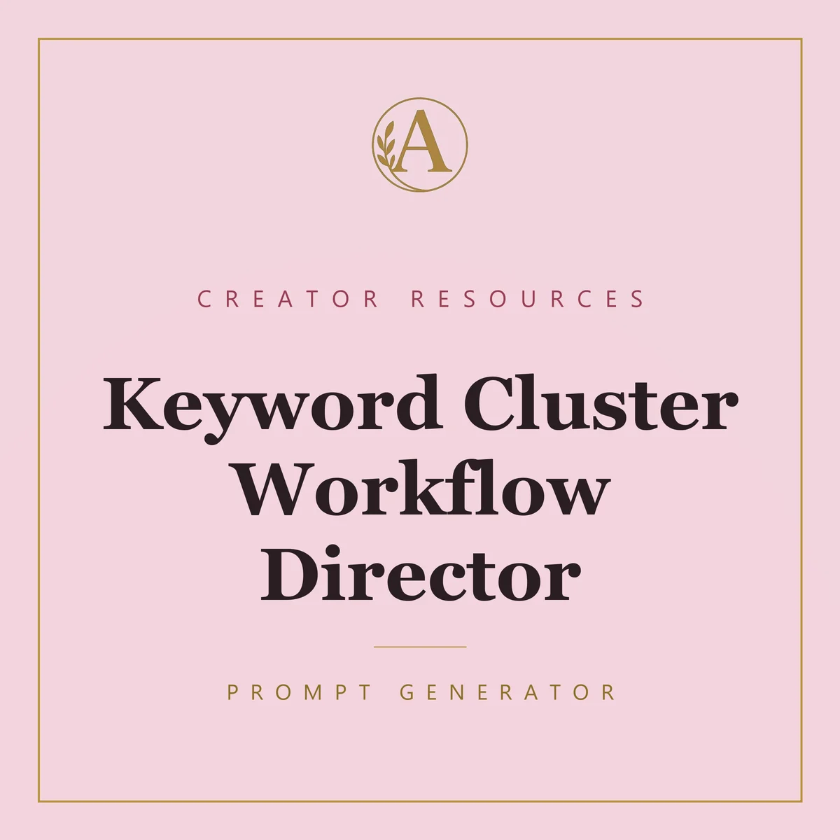 Keyword Cluster Workflow Director
