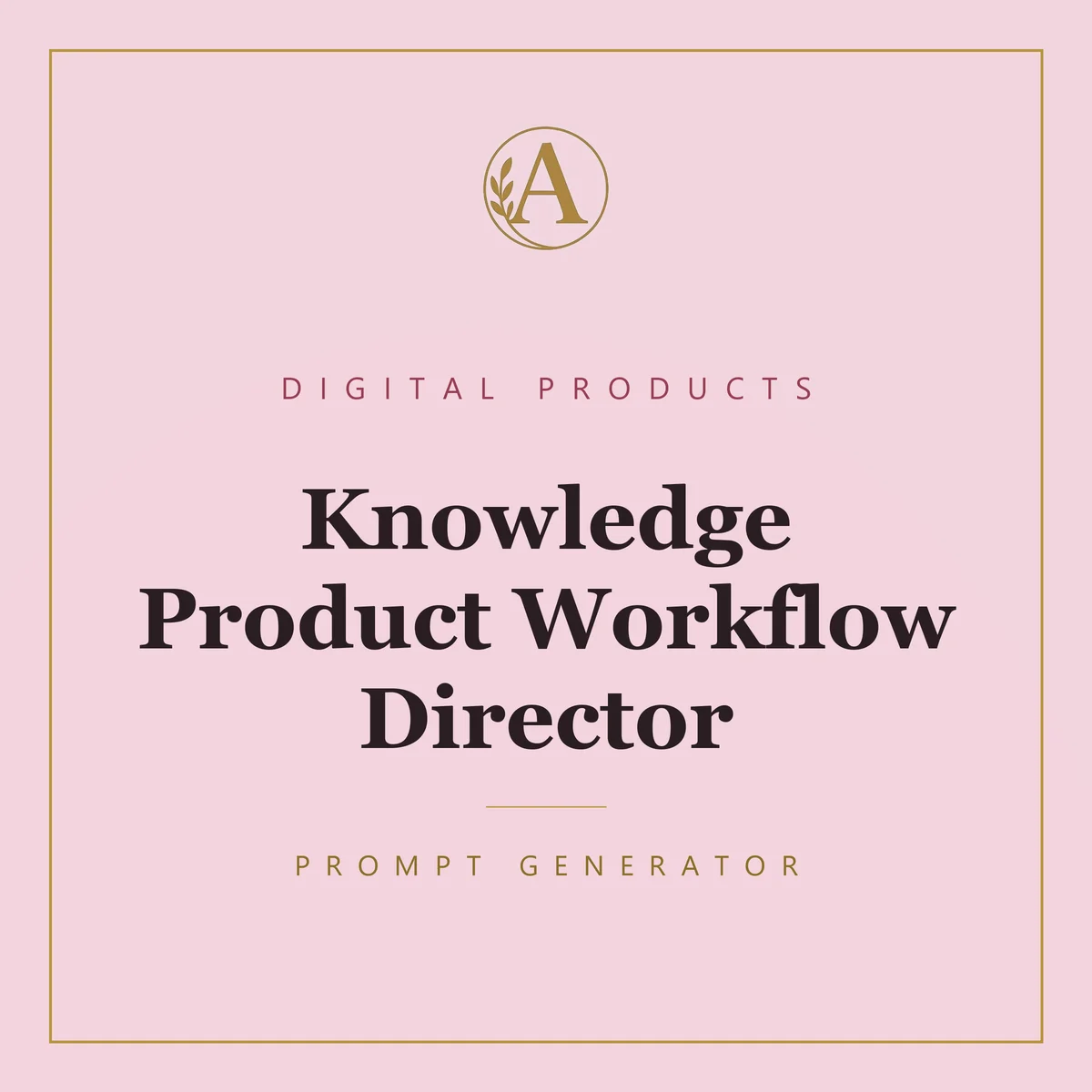 Knowledge Product Workflow Director