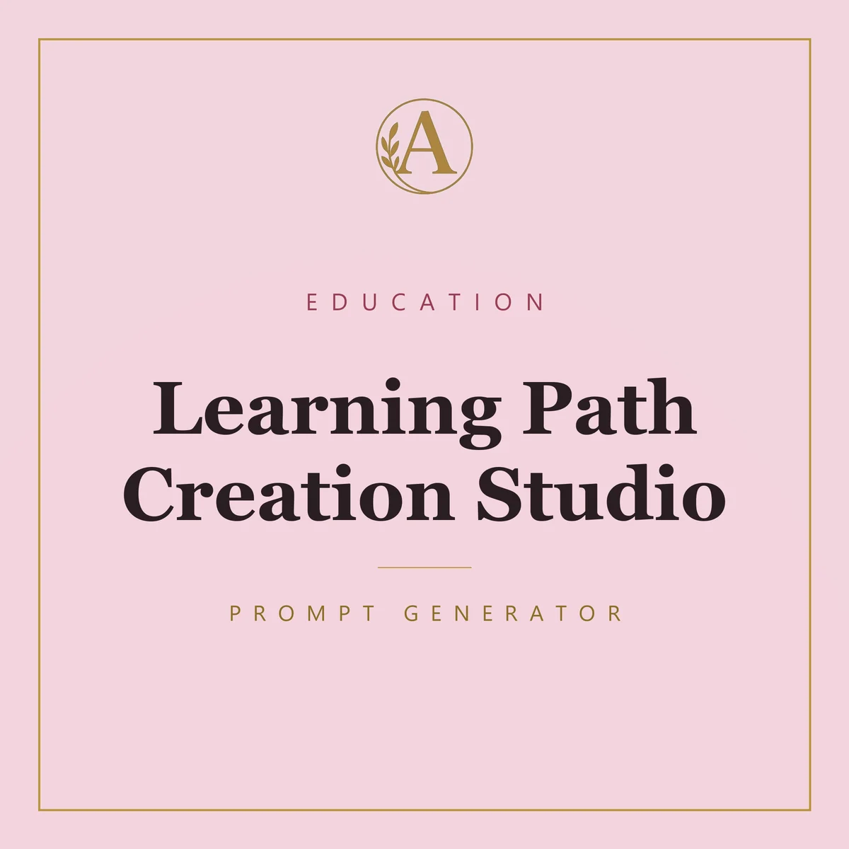 Learning Path Creation Studio