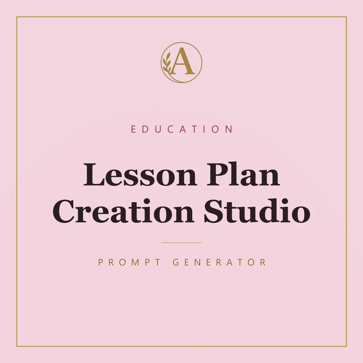 Lesson Plan Creation Studio