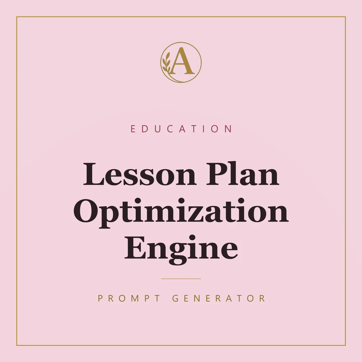 Lesson Plan Optimization Engine
