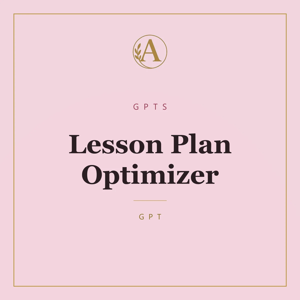 Lesson Plan Optimizer