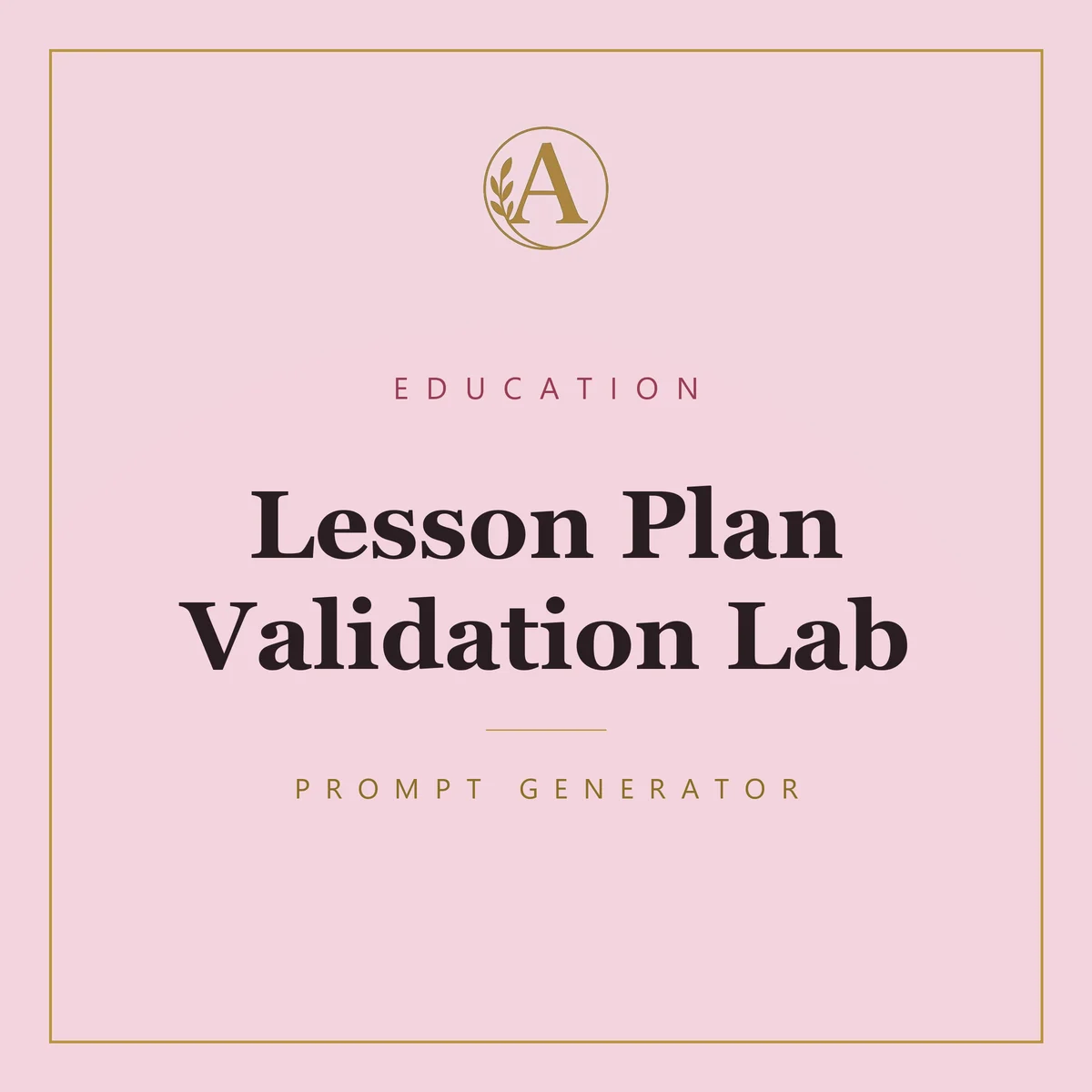 Lesson Plan Validation Lab