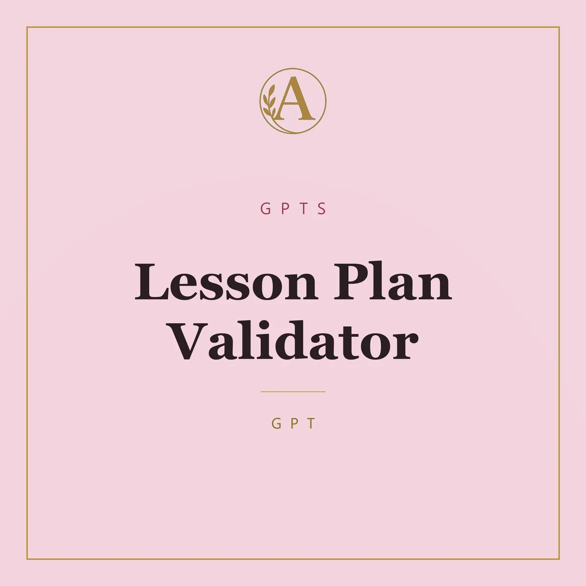 Lesson Plan Validator