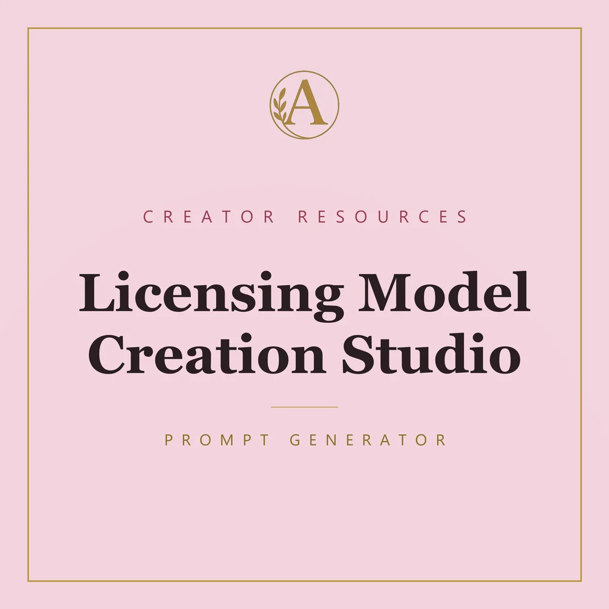 Licensing Model Creation Studio