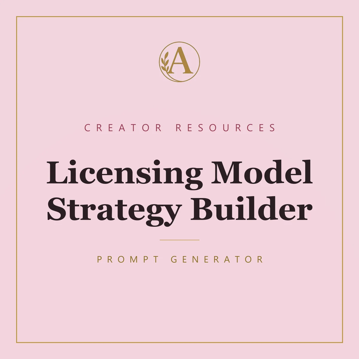 Licensing Model Strategy Builder