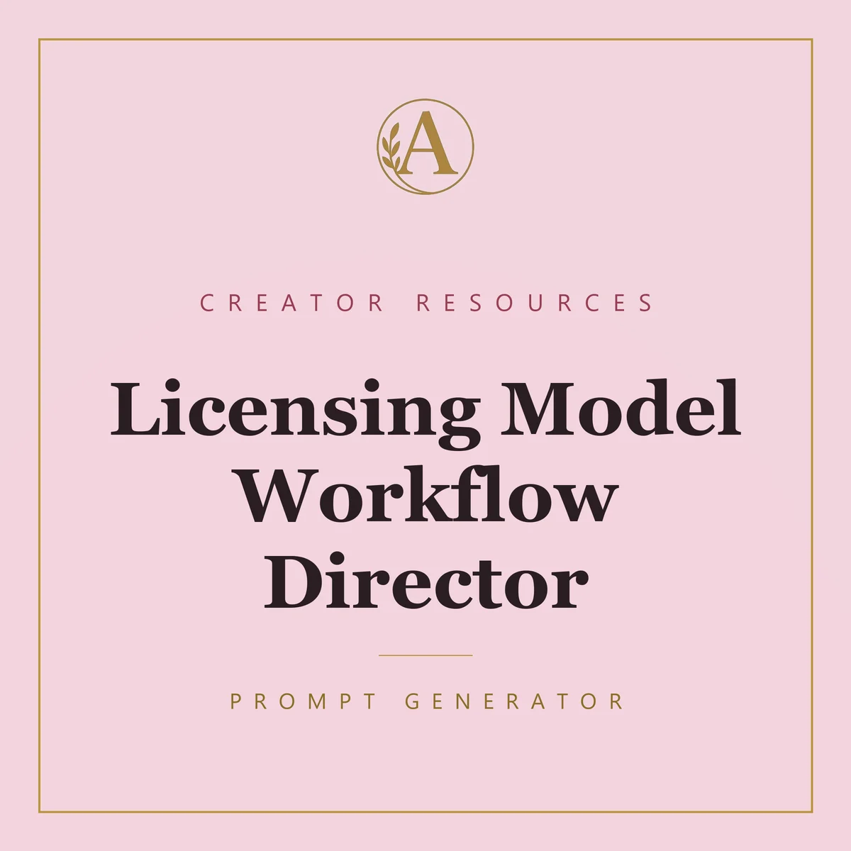 Licensing Model Workflow Director