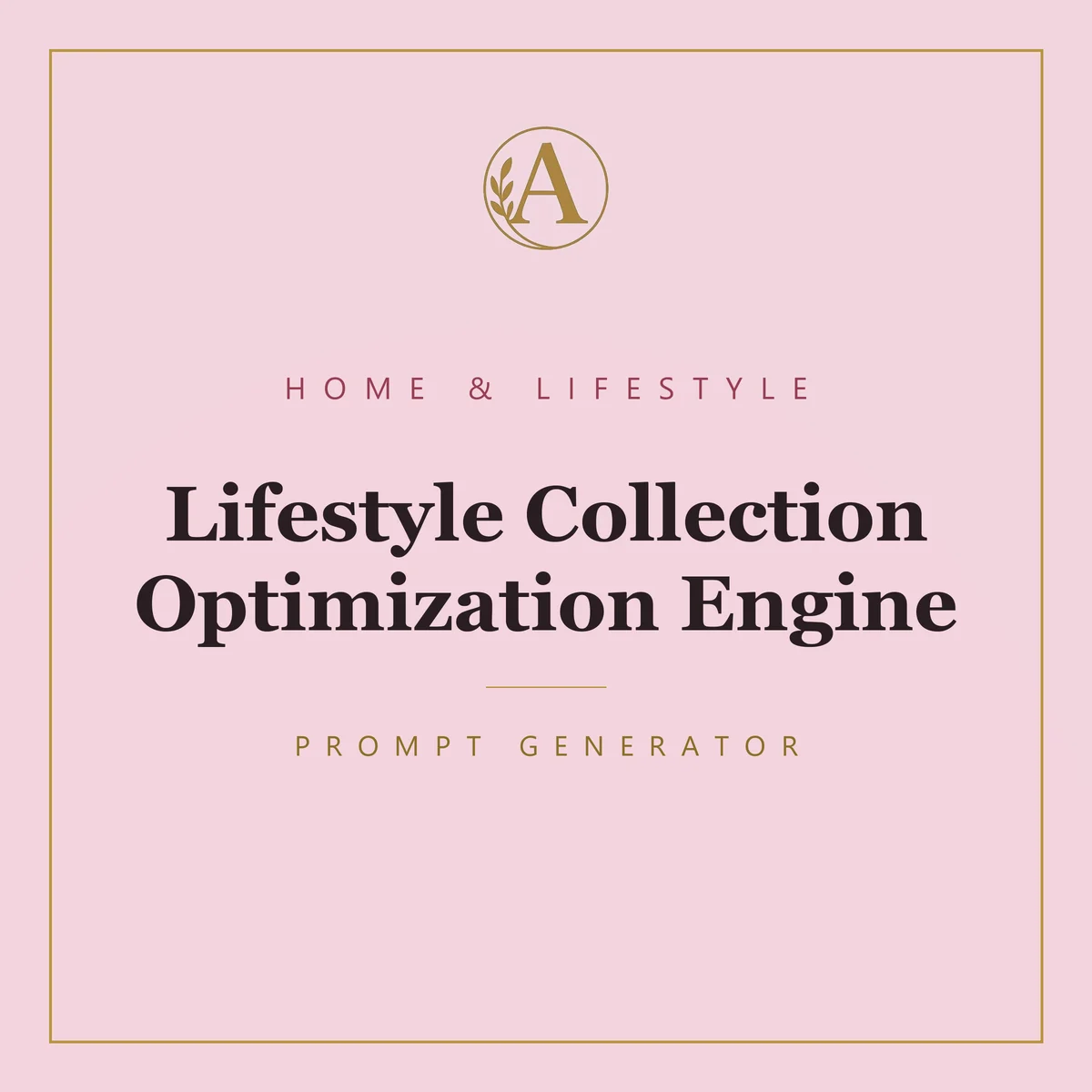 Lifestyle Collection Optimization Engine