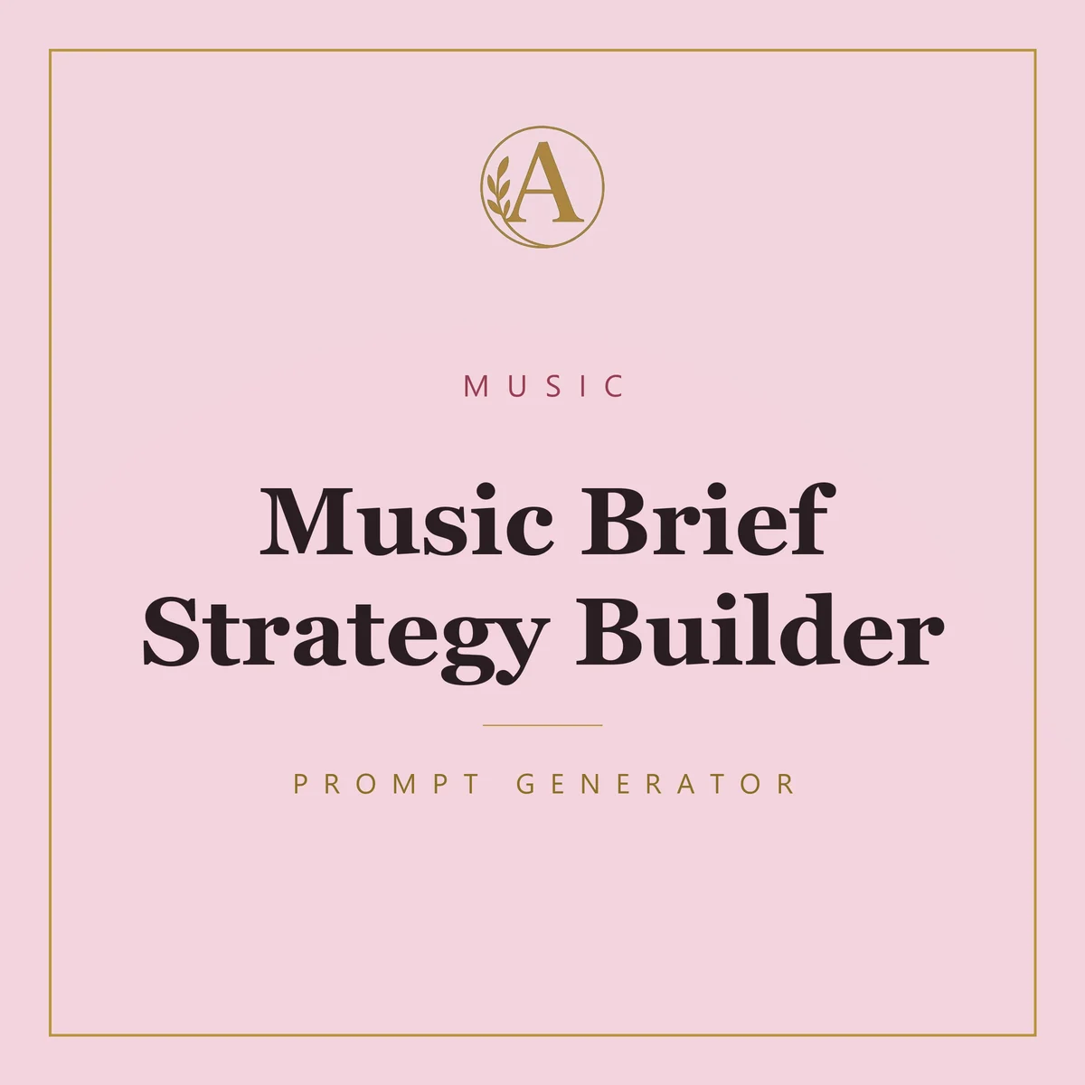 Music Brief Strategy Builder