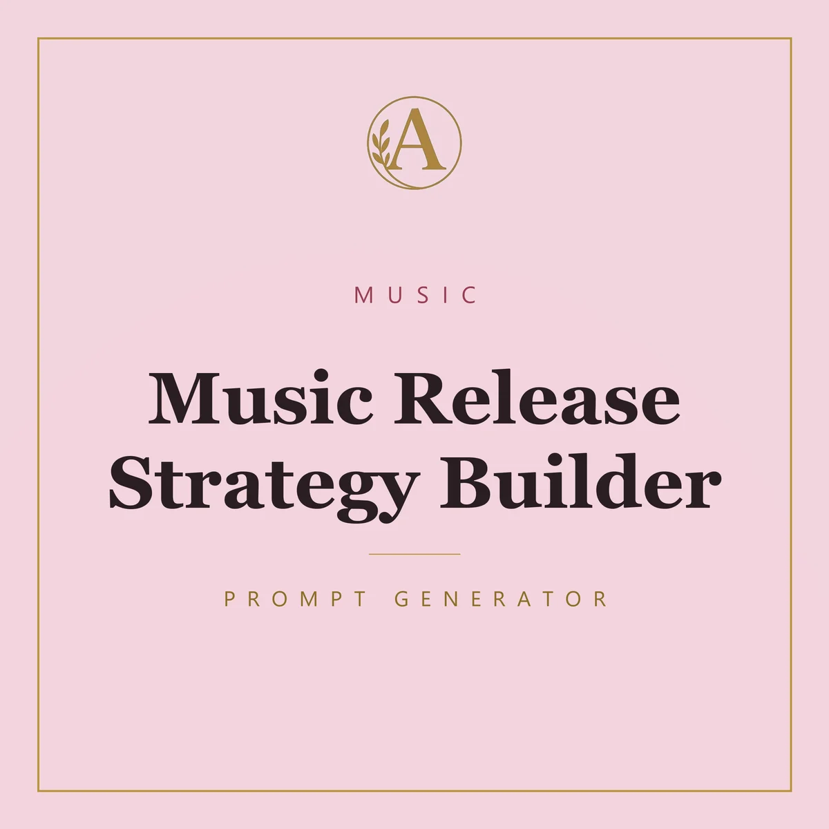 Music Release Strategy Builder