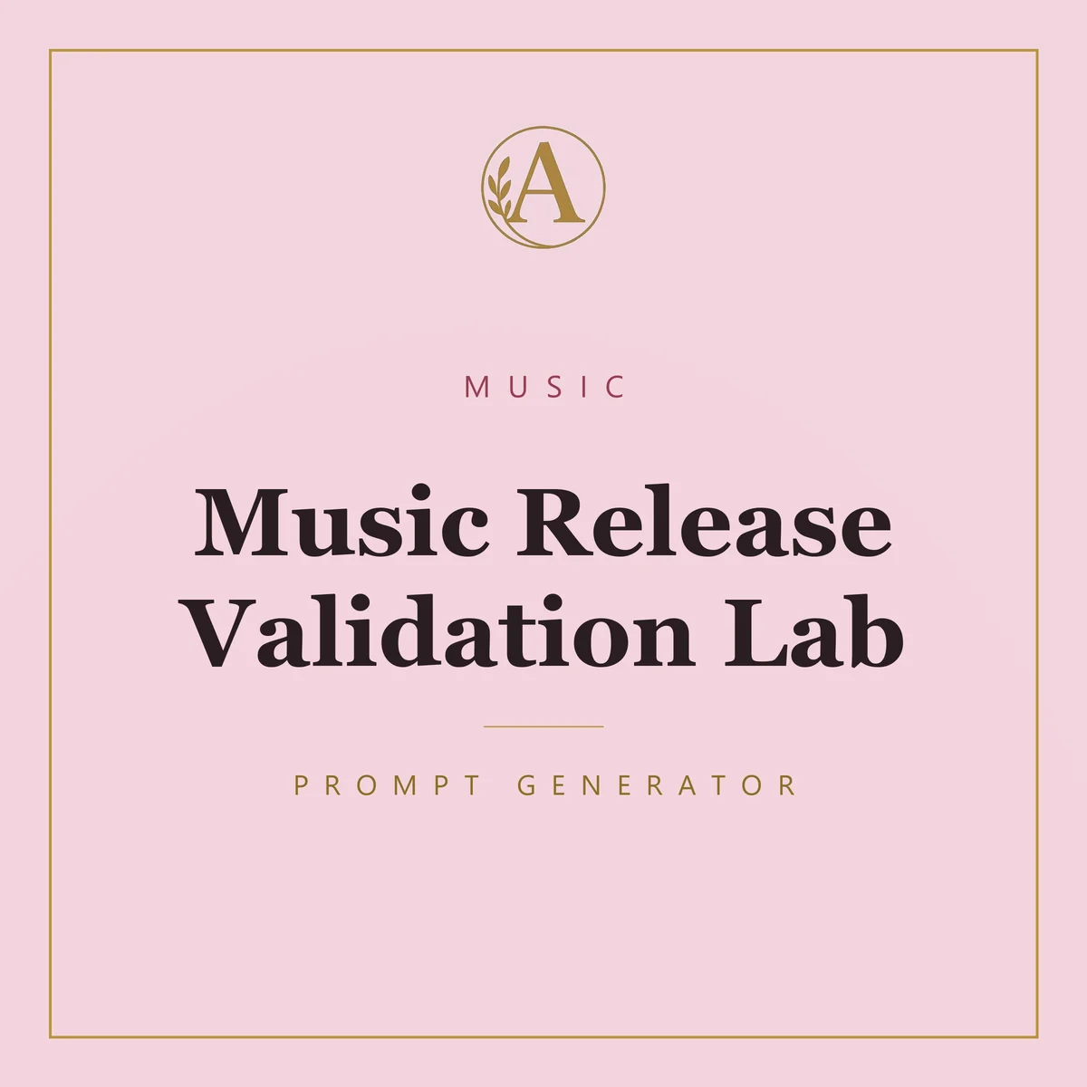 Music Release Validation Lab